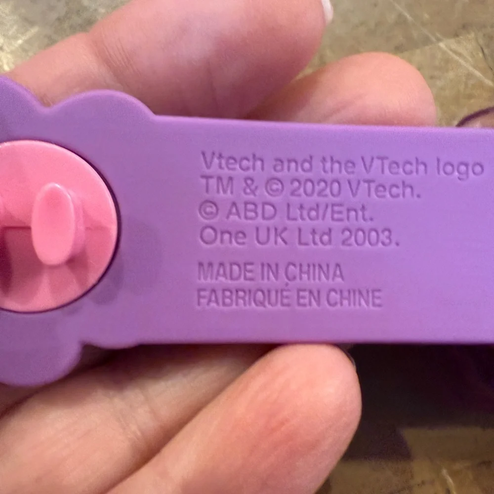 Peppa Pig Purple Pink Kids Character Learning Watch VTECH with Sound